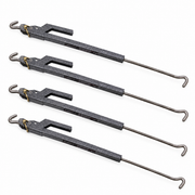 Four TorkLift Original FastGun long-range turnbuckles in Revolver Grey