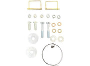 TorkLift T2303 front camper tie-down mounting hardware with pins, bolts, nuts, washers and bolt fisher