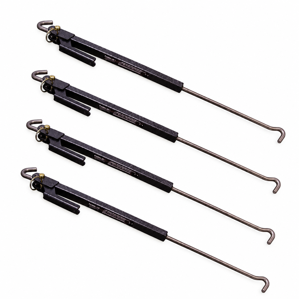 Four TorkLift Original FastGun long-range turnbuckles in Chasm Black
