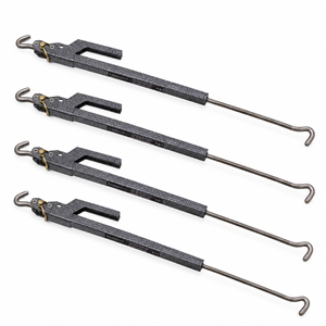 Four TorkLift Original FastGun long-range turnbuckles in Revolver Grey