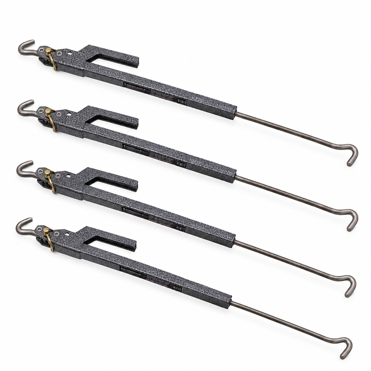 Four TorkLift Original FastGun long-range turnbuckles in Chasm Black