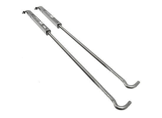Four TorkLift S9050A SpringLoad XL camper turnbuckles on a white background