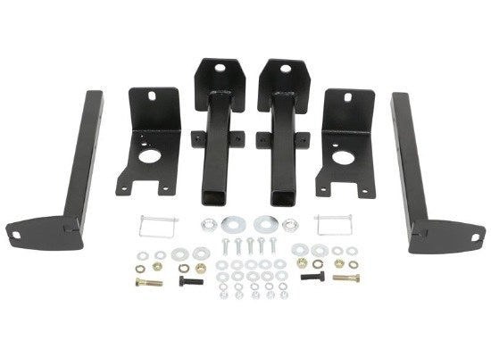 TorkLift F2012 front camper tie down pair with mounting brackets and removable inserts assembled