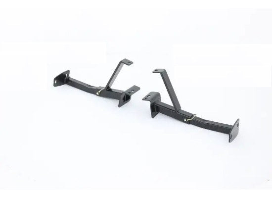 TorkLift N3401 rear camper tie down pair with support braces and removable inserts assembled