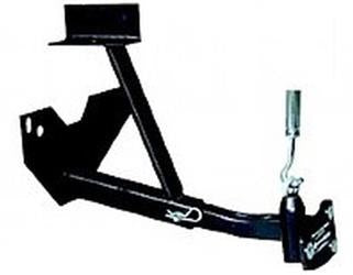 TorkLift T3303 rear camper tie-down bracket and removable insert detail with a turnbuckle shown for illustration
