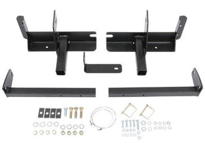 TorkLift F2022 front mounting brackets, removable inserts and installation hardware shown as a pair