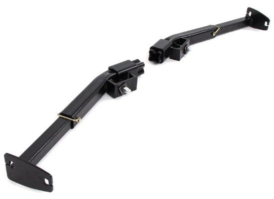 TorkLift F3006 rear camper tie down pair with receiver brackets and removable inserts assembled