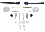 TorkLift T2307 front camper tie-down mounting hardware with retaining pins, bolts, nuts and installation components