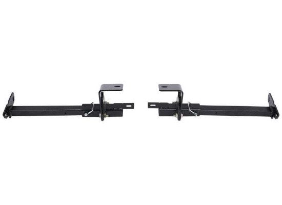 TorkLift C2224 front and C3220 rear camper tie down pairs for Chevy/GMC 1500 single exhaust set