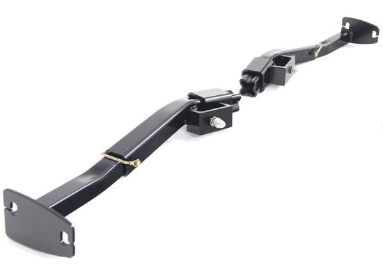 TorkLift F3001 rear camper tie down pair with receiver brackets and removable inserts assembled