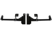 TorkLift N2410 front camper tie down pair with removable inserts assembled in black steel receiver brackets