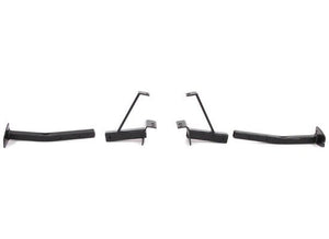 TorkLift N3401 rear receiver brackets with support braces and removable inserts shown separately
