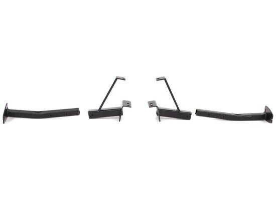 TorkLift N3401 rear camper tie down pair with support braces and removable inserts assembled