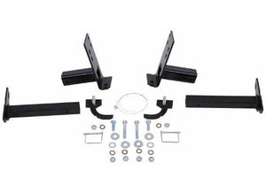 TorkLift T2308 front camper tie-down brackets, removable inserts and supplied mounting components