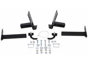 TorkLift T2308 front camper tie-down brackets, removable inserts and supplied mounting components