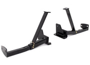TorkLift N2402 front camper tie down pair with support braces and removable inserts assembled