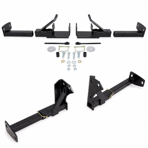 TorkLift T2307 front camper tie-down kit with removable inserts and hardware, together with the T3306 rear pair, composed using photos from the individual products in our store
