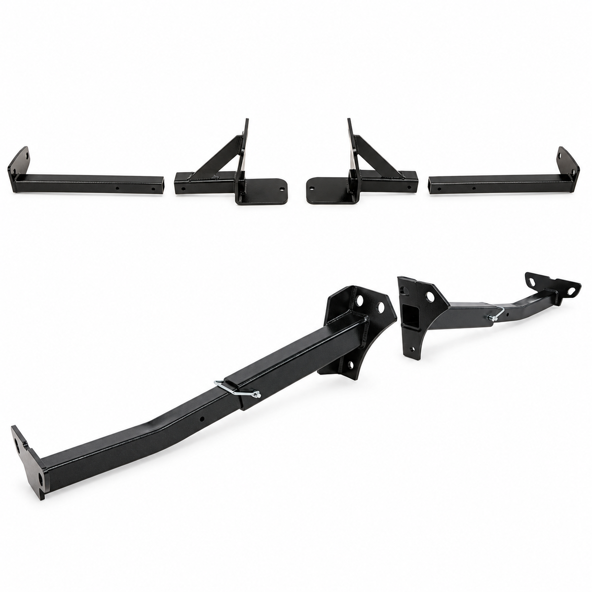 TorkLift T2309 front mounting brackets and removable inserts with T3304 rear tie down pair for 2012-2013 Toyota Tundra Double Cab 6.5 foot bed camper tie down set