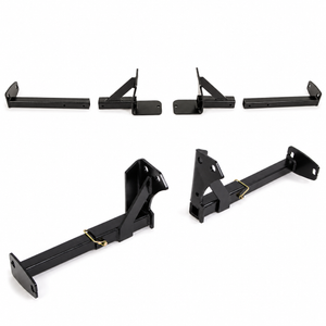 TorkLift T2309 front mounting brackets and removable inserts with T3306 rear tie down pair for Toyota Tundra Double Cab 6.5 foot bed camper tie down set