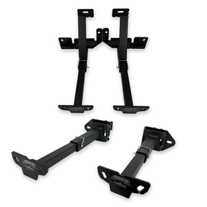 Torklift F2032 and F3008 front and rear camper tie down set for Ford Super Duty 8-foot bed